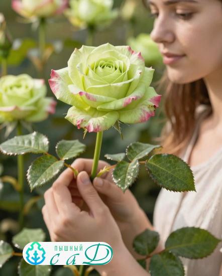 Роза "ЛАВЛИ ГРИН"